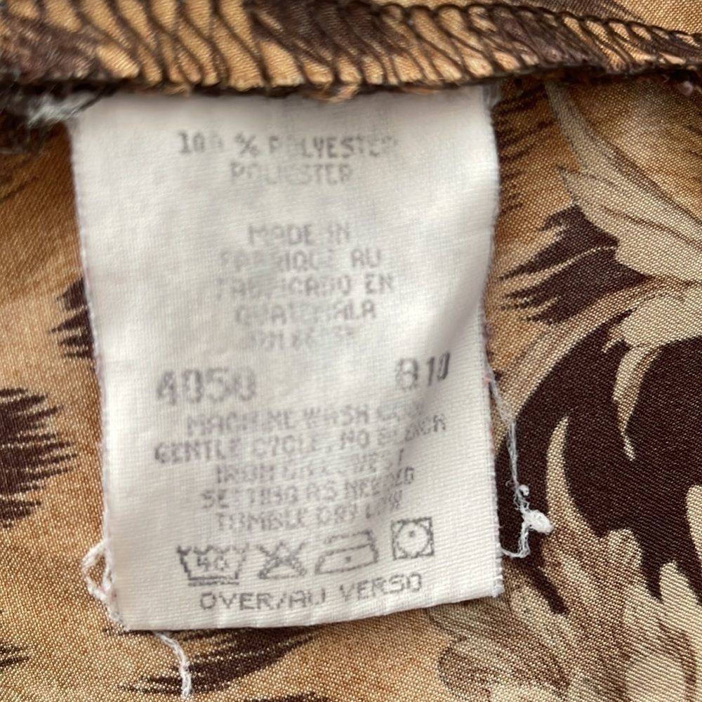 Cheetah Print Button Down Blouse - image 7